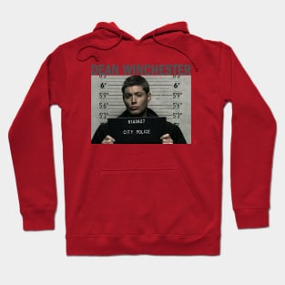 Supernatural Dean Mug Shot Hoodie